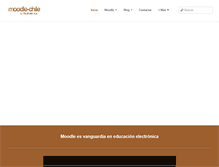 Tablet Screenshot of moodle-chile.cl